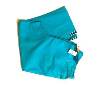 Teal Ruby Rd. Women Capri